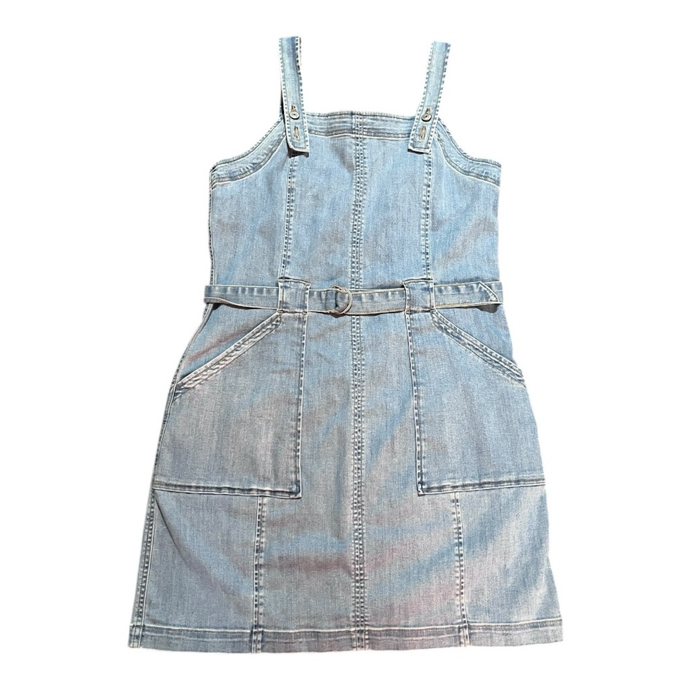 American Eagle denim Super Stretch overall dress
